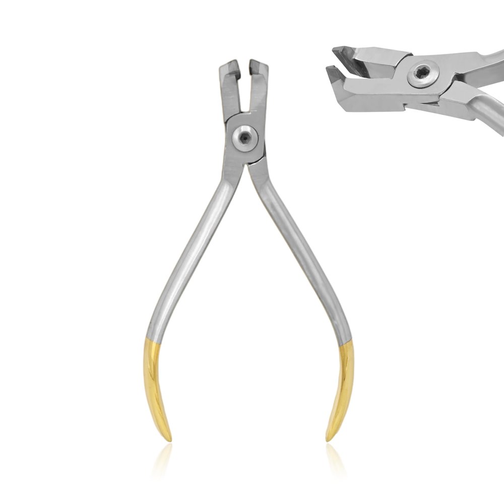 OdontoMed2011 'Distal' End Cutter Hold & Cut Hard and Soft Wire Orthodontic Instruments TC