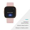Fitbit Versa 2 Health & Fitness Smartwatch with Heart Rate, Music, Alexa Built-in, Sleep & Swim Tracking, Petal/Copper Rose, One Size (S & L Bands Included) (Renewed) view 2