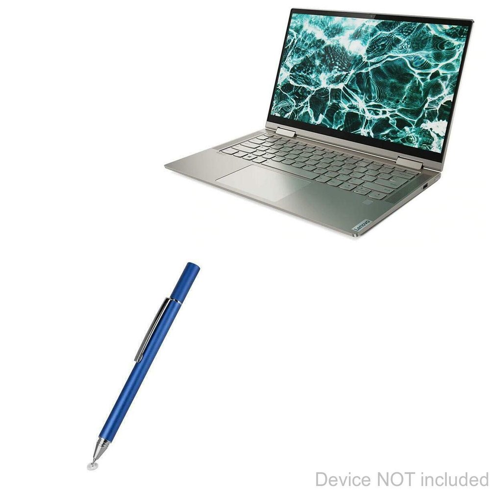 BoxWave Stylus Pen Compatible with Lenovo Yoga C740 (14 in) - FineTouch Capacitive Stylus, Super Precise Stylus Pen - Lunar Blue
