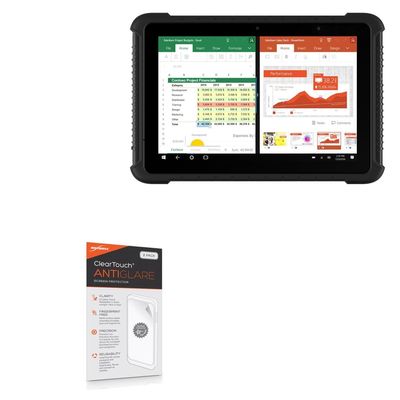 BoxWave Screen Protector Compatible with Vanquisher SV-16H Rugged Tablet (10 in) - ClearTouch Anti-Glare (2-Pack), Anti-Fingerprint Matte Film Skin