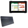 BoxWave Keyboard Compatible with Vanquisher SV-16H Rugged Tablet (10 in) - SlimKeys Bluetooth Keyboard, Portable Thin with Chiclet-Style Keys - Jet Black view 1