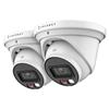 Amcrest 2-Pack AI Turret IP PoE Camera w/ 49ft Nightvision, Security IP Camera Outdoor, Built-in Microphone, Human & Vehicle Detection, Active Deterrent,129 FOV, 5MP@20fps 2PACK-IP5M-T1277EW-AI view 1