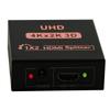 InstallerCCTV HDMI Audio Video Splitter 1 in 2 out, 4K Ultra HD Resolution, Powered HDMI Splitter for Dual Duplicate Monitors Ver 1.4 Certified for Full HD 1080P High Resolution & 3D Support view 1