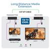 OREI 4K HDMI over Ethernet Extender Over CAT5/CAT6/CAT7, with IR Upto 164 Feet - Loop Out - 4K @ 30Hz 1080P Full HD Signal Distribution (EX-170C) view 3