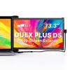 New Mobile Pixels Duex Plus DS Laptop Screen Extender, 13.3" FHD 1080P IPS Ultra Slim Portable Monitor, USB A/USB C/HDMI Plug and Play Laptop Monitor, Windows/Mac/Android/Switch Compatible view 1