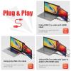 New Mobile Pixels Duex Plus DS Laptop Screen Extender, 13.3" FHD 1080P IPS Ultra Slim Portable Monitor, USB A/USB C/HDMI Plug and Play Laptop Monitor, Windows/Mac/Android/Switch Compatible view 2