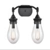 Innovations Lighting 414-2W-BK-6CL-LED Bare Bulb 1 Light Cord Set, Matte Black view 1