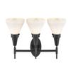Innovations Lighting 447-3W-BK-W-LED Bare Bulb 1 Light Cord Set, Matte Black view 2