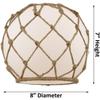 INNOVATIONS LIGHTING 516-1W-SG-G122-8RW-LED Farmhouse Rope 1 Light Sconce view 3
