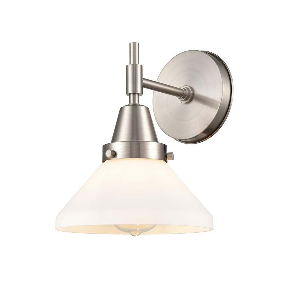 Innovations Lighting 447-1W-SN-W-LED Bare Bulb 1 Light Cord Set, Satin Nickel