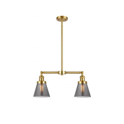 Innovations Lighting 209-SG-G63-LED Small Cone 2 Light Chandelier