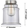 INNOVATIONS LIGHTING 209-SG-G184-LED Canton 2 Light Chandelier view 2