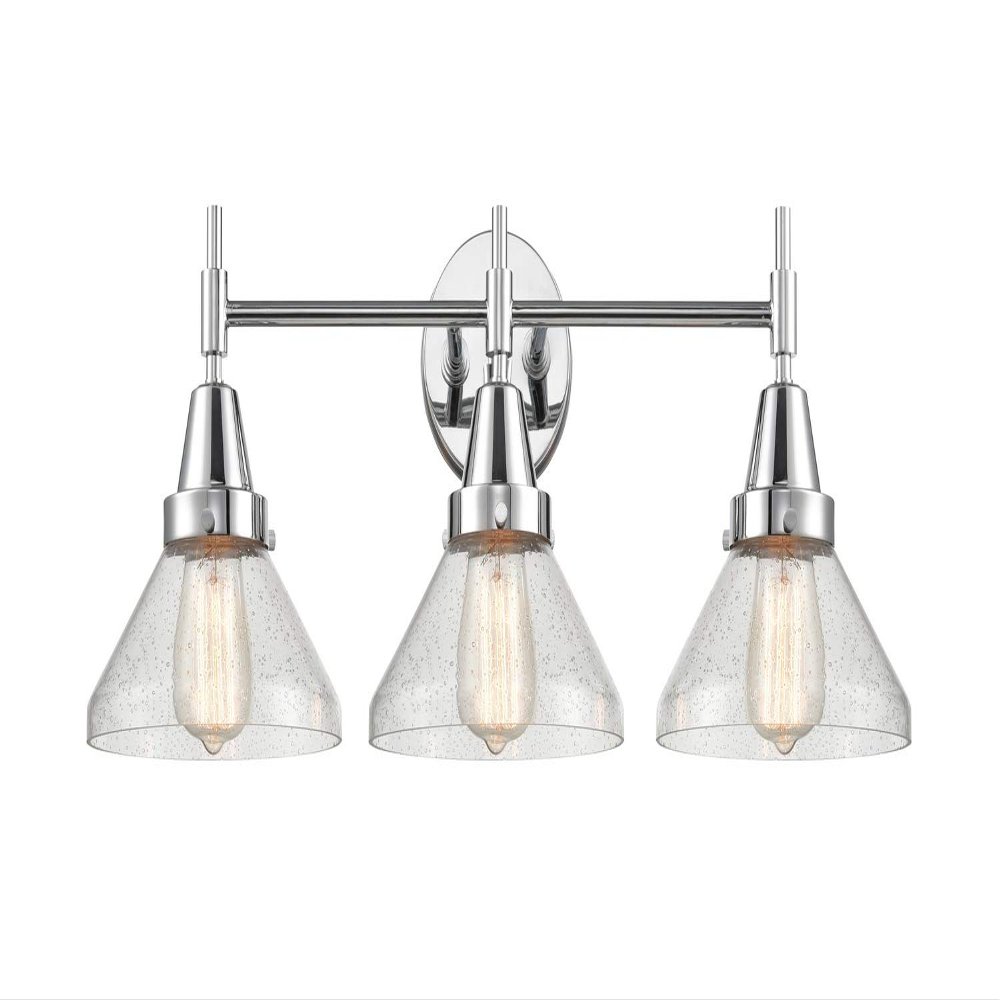 Innovations Lighting 447-3W-PC-SDY-LED Bare Bulb 1 Light Cord Set, Polished Chrome