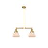 INNOVATIONS LIGHTING 209-SG-G171-LED Fulton 2 Light Chandelier view 1