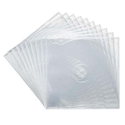 FCD-PSW10CL Blu-ray, DVD, CD Case (2 Storage, Soft Type, 10 Pieces)