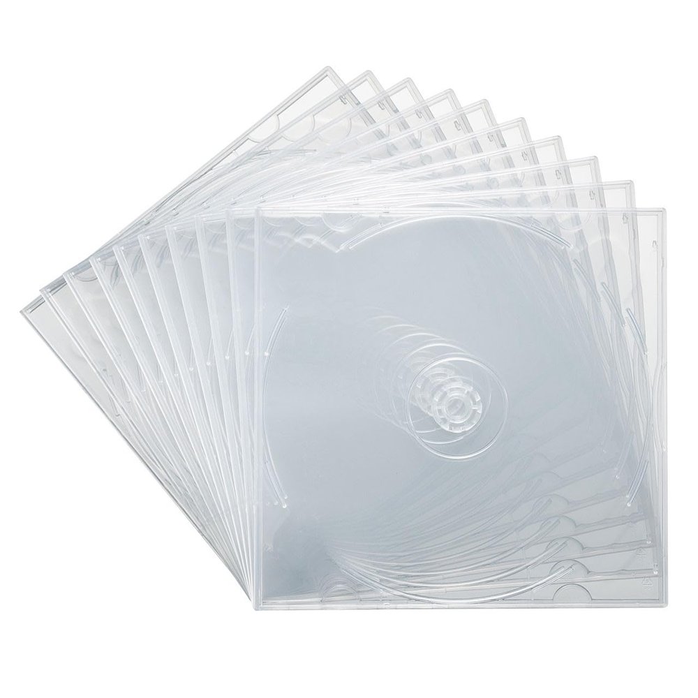 FCD-PSW10CL Blu-ray, DVD, CD Case (2 Storage, Soft Type, 10 Pieces)