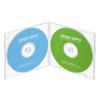 FCD-PSW10CL Blu-ray, DVD, CD Case (2 Storage, Soft Type, 10 Pieces) view 2