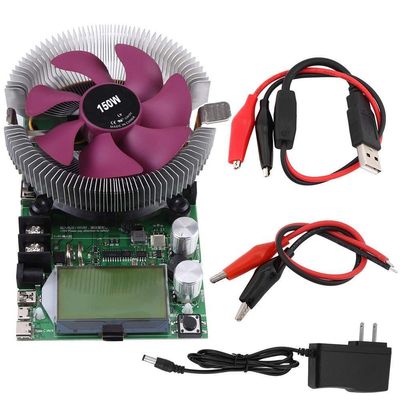 Maxmartt Battery Tester USB Adjustable Constant Current Electronic Load Battery Capacity Tester Module 150W 200V 20A Electronic Load Battery Tester Discharge Tester Capacity Testing Module