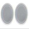 Rockville Commercial Audio Bundle: (4) CC80T White 8" 70V Ceiling Speakers for Restaurant/Bar with RCS80-1 60W 70V Amplifier with Bluetooth, VOL70100 Wall Volume Controller, 6-Items view 2