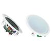 Rockville Commercial Audio Bundle: (4) CC80T White 8" 70V Ceiling Speakers for Restaurant/Bar with RCS80-1 60W 70V Amplifier with Bluetooth, VOL70100 Wall Volume Controller, 6-Items view 3