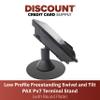 Pax Px7 Low Profile Freestanding 4" Stand with Round Plate, Black view 2
