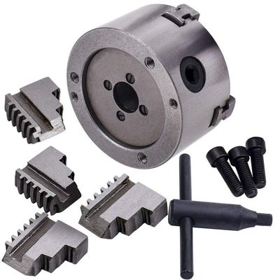Compatible 4 Jaw 4'' Inch Self-Centering Lathe Chuck Milling K12-100