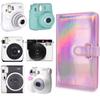 Epicgadget 96 Pocket Mini Film PU Leather Photo Album for Fujifilm Instax Mini 9 8 90 8+ 26 7s Instant Camera Film Polaroid Snap Zip Z2300 PIC-300 Film (Holographic Pink) view 4