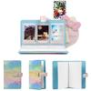 Epicgadget 96 Pocket Mini Film PU Leather Photo Album for Fujifilm Instax Mini 9 8 90 8+ 26 7s Instant Camera Film Polaroid Snap Zip Z2300 PIC-300 Film (Crayon Rainbow) view 2