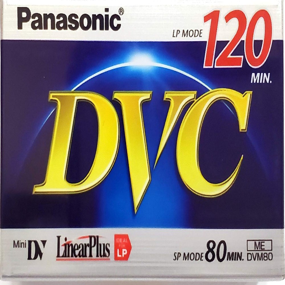Panasonic AY-DVM80FF MiniDV 80 Min Tape (120 Min LP)