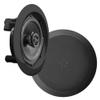 Pyle 250 Watt 8 Inch Flush 2 Way in-Wall or in-Ceiling Black Speakers, 2 Pack view 2