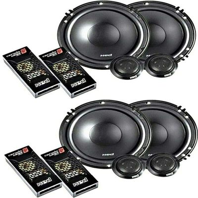 (2) Pairs Cerwin Vega XED650C 6.5-Inch 2-Way Car Audio Component Speaker System