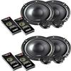 (2) Pairs Cerwin Vega XED650C 6.5-Inch 2-Way Car Audio Component Speaker System view 1