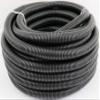 100 Ft 1" Split Wire Loom Conduit Polyethylene Tubing Black Color Sleeve Tube view 2