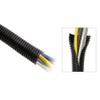 100 Ft 1" Split Wire Loom Conduit Polyethylene Tubing Black Color Sleeve Tube view 4