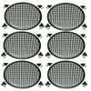 6 Patron 10" SubWoofer Metal Mesh Cover Waffle Speaker Grill Protect Guard DJ view 1