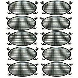 10 XP Audio 15" SubWoofer Metal Mesh Cover Waffle Speaker Grill Protect Guard DJ