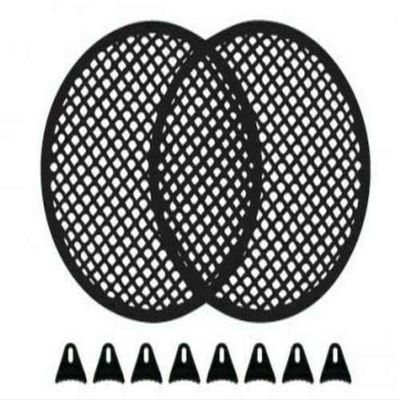 2 Patron 12" SubWoofer Metal Mesh Cover Waffle Speaker Grill Protect Guard DJ