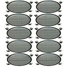 10 XP Audio 12" SubWoofer Metal Mesh Cover Waffle Speaker Grill Protect Guard DJ