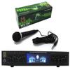 Mr. Dj DEQ500 Dual Band Stereo Graphic Equalizer with 10 Band EQ Blue LEDs and Dual Vu Meters Level Monitor with Mr. Dj MIC200 view 1