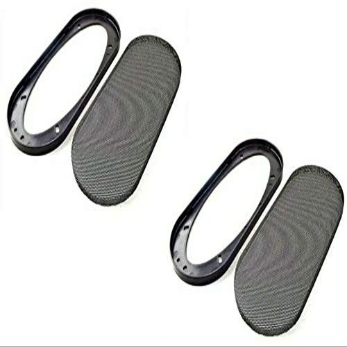 (2) XP Audio Universal 4"x10" Speaker COAXIAL Component Protective Grill Cover