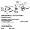K-Edge | Integrated Handlebar System Bicycle Computer Combo Mount | for Garmin GPS Devices | Black view 4