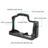 Camera Cage for M50/M5, Aluminum Alloy Protective Frame Case Expansion Vlogging Video Film Movie Making Stabilizer Rig with Handle and 1/4" 3/8'' Screw Cold Shoe Mount view 3