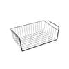Metaltex Lava Kanguro - Under Shelf Storage Basket - Space-Saving Shelf Organiser - Undershelf Basket for Kitchen Essentials - With Touch-Therm Finish -40 x 26 x 14cm, Black view 1