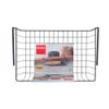 Metaltex Lava Kanguro - Under Shelf Storage Basket - Space-Saving Shelf Organiser - Undershelf Basket for Kitchen Essentials - With Touch-Therm Finish -40 x 26 x 14cm, Black view 2