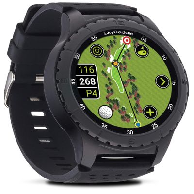 SkyCaddie LX5, GPS Golf Watch with Touchscreen Display and HD Color CourseView Maps, Black, Small
