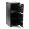 Safe Box Security Lock Box with Double Door and Keys,Safes Home Office Security Lock Digital Safe Depository Drop Box for Cash Valuable,Gun Storage view 4