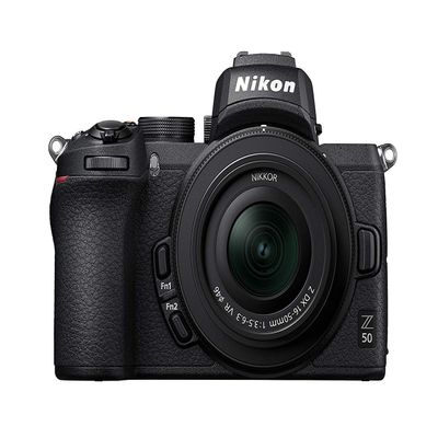 Nikon Z 50 DX-Format Mirrorless Camera Body with NIKKOR Z DX 16-50mm f/3.5-6.3 VR Lens (Renewed)