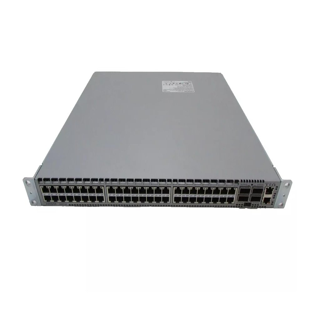Arista DCS-7050T-64-R 48x RJ45 1/10GBASE-T 4x QSFP+ L4 Rear-to-Front Airflow Switch w/ Dual AC (Renewed)