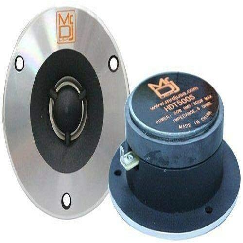 Mr. Dj HDT500S Pair 4-Inch Titanium Bullet High Compression Tweeter