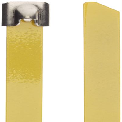 DeLOCK Stainless Steel Cable Ties L 200 x W 7.9 mm Yellow Pack of 10